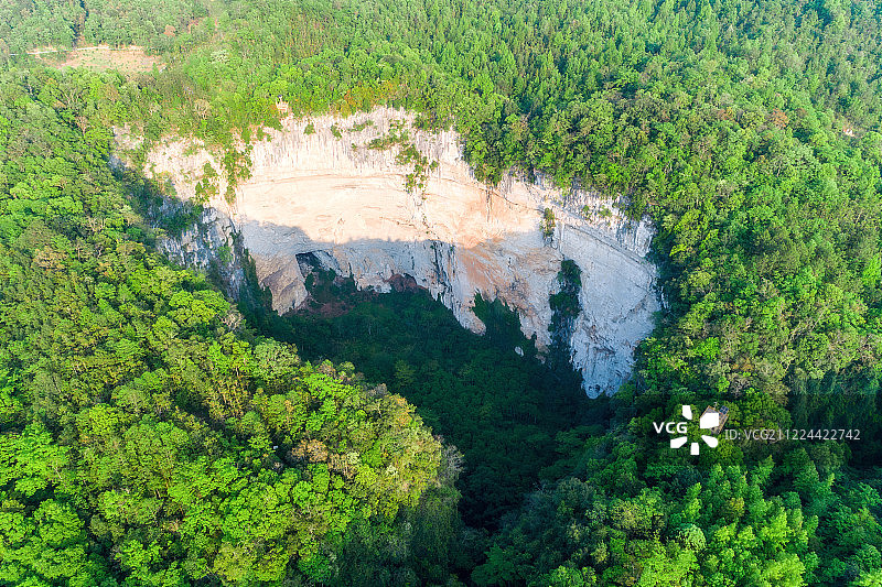 乐业天坑风光图片素材