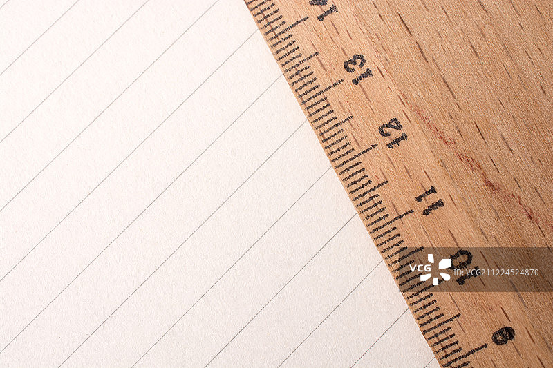 木制尺子的局部图片素材