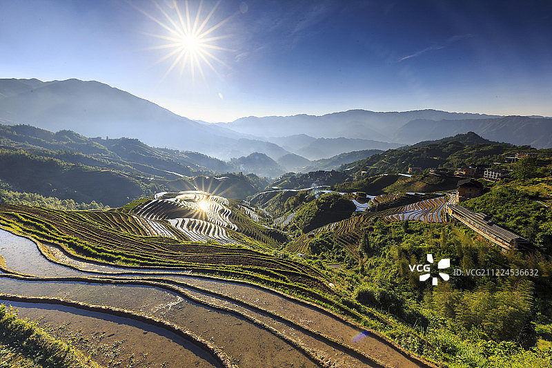 龙脊梯田风光图片素材