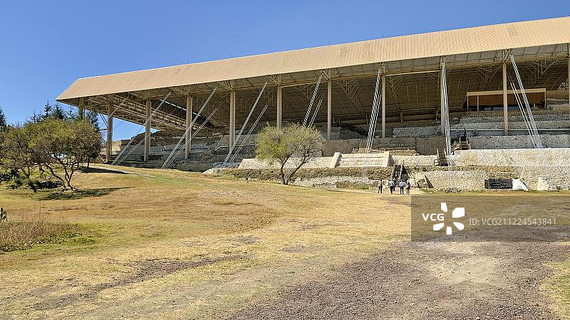 墨西哥特拉斯卡拉Cacaxtla遗址挖掘现场图片素材