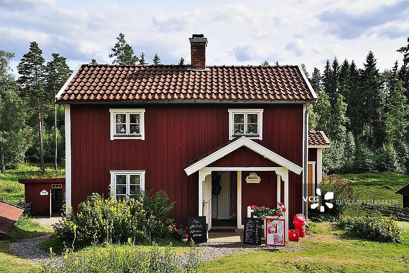 阿斯特丽德·林德格伦电影系列《米歇尔》拍摄地：卡特胡尔特庭院图片素材