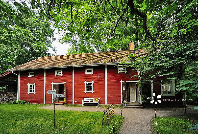 阿斯特丽德·林德格伦的出生地，位于瑞典卡尔马省图片素材