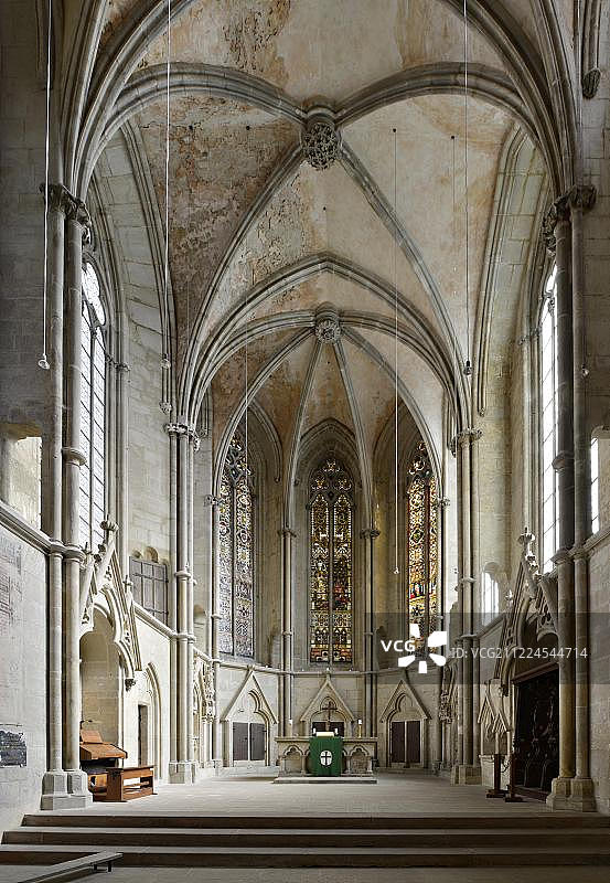 德国瑙姆堡波尔塔西多会修道院的教堂、圣坛图片素材