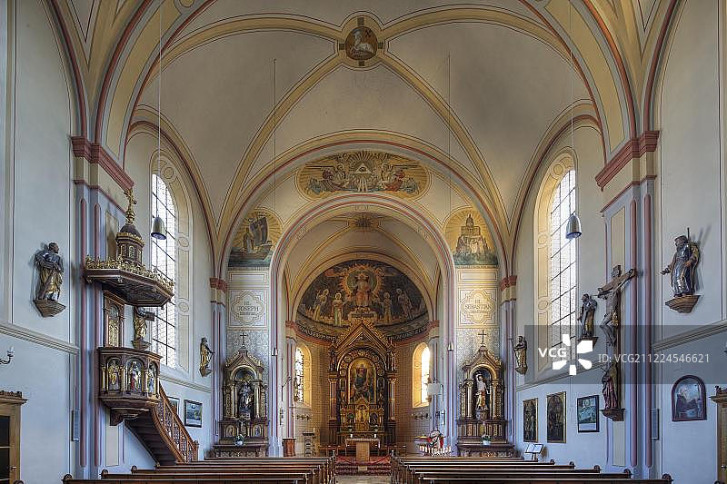 德国巴伐利亚基明圣母升天教区教堂图片素材