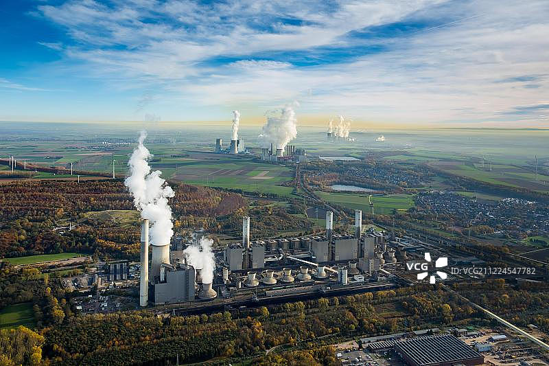 德国RWE Frimmersdorf发电站图片素材