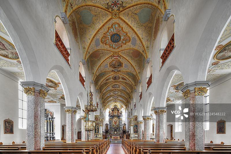 德国巴登-符腾堡州巴特瓦尔德西圣彼得学院教堂图片素材