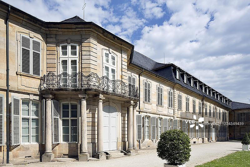 德国拜罗伊特新城堡公园正面景观图片素材