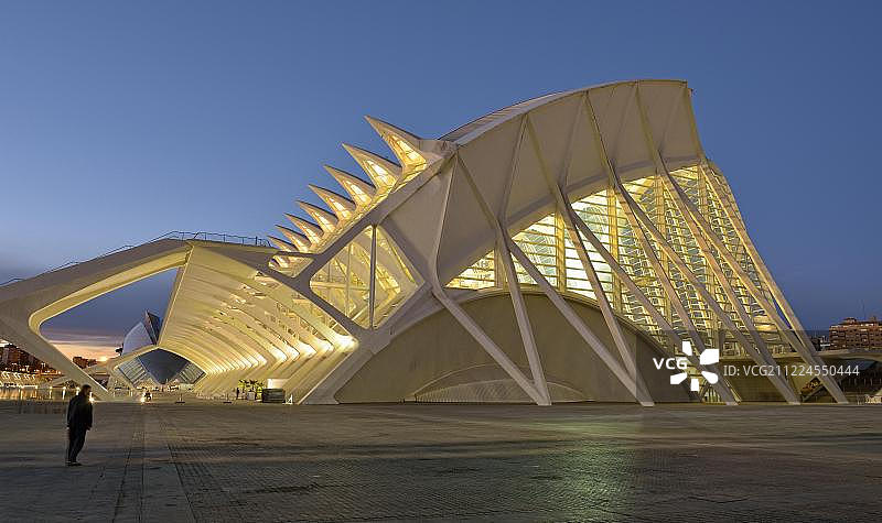 瓦伦西亚科学艺术城科学博物馆图片素材