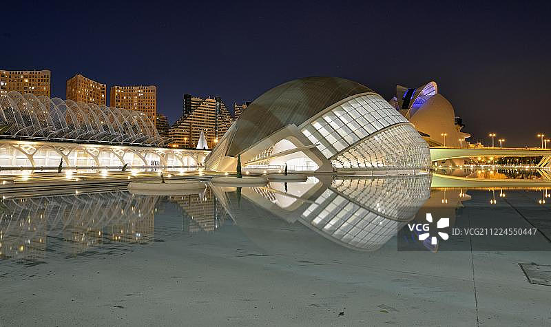 西班牙瓦伦西亚艺术科学城图片素材