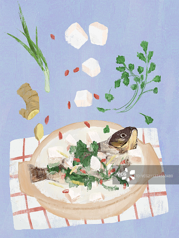 鲫鱼豆腐汤图片素材