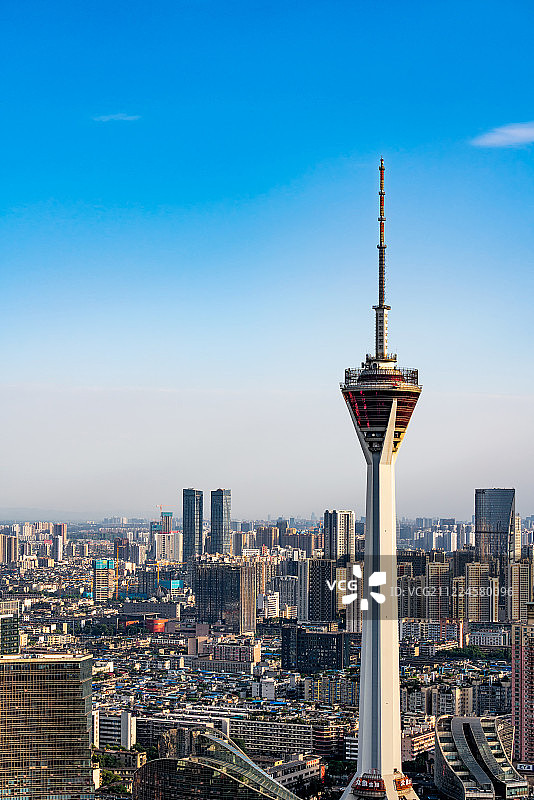 成都339电视塔图片素材