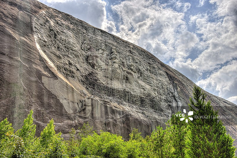 佐治亚州石山图片素材