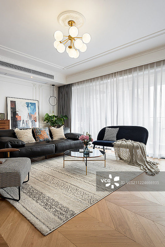 现代简约清新风格居家空间图片素材