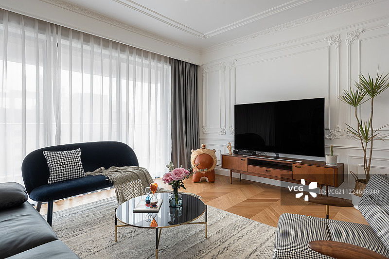 现代简约清新风格居家空间图片素材