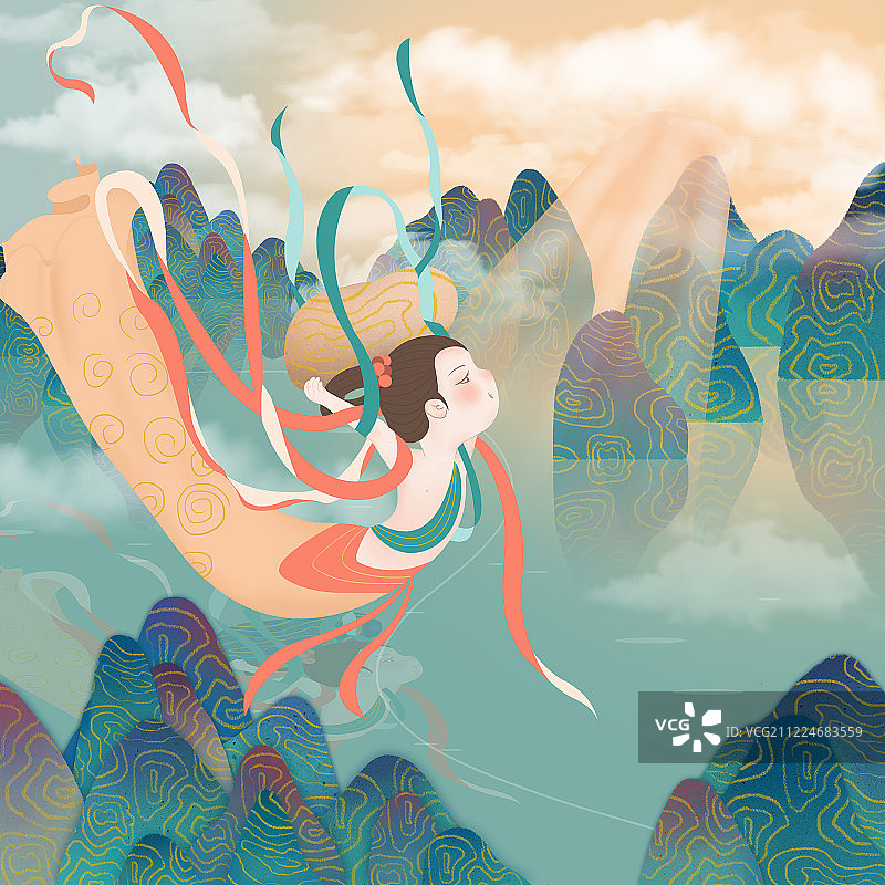 女娲补天图片素材