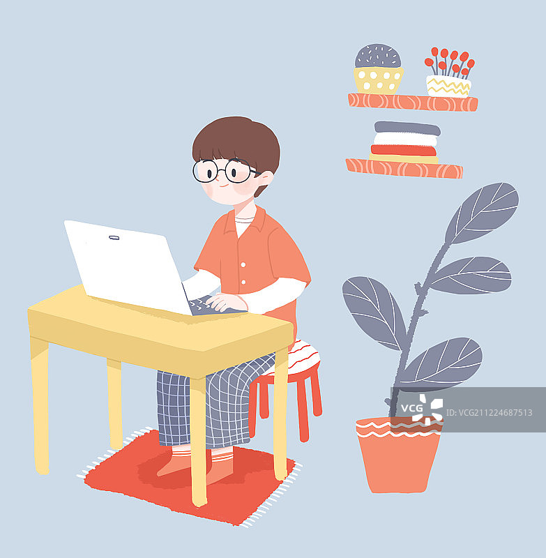 一个人的世界图片素材