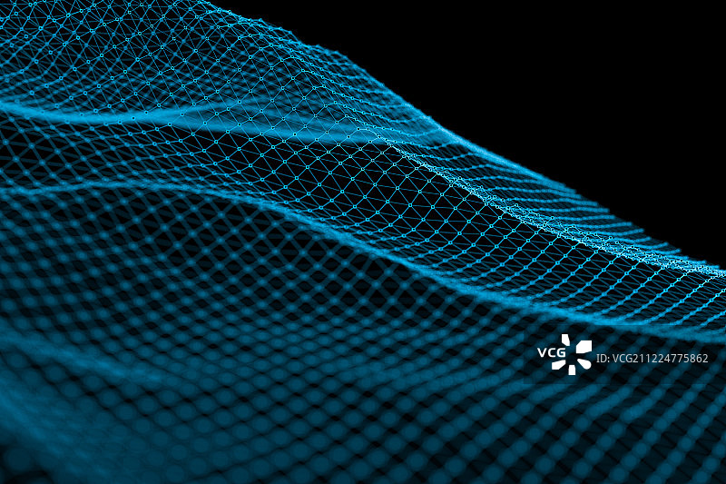 3D绿色能源网络图片素材