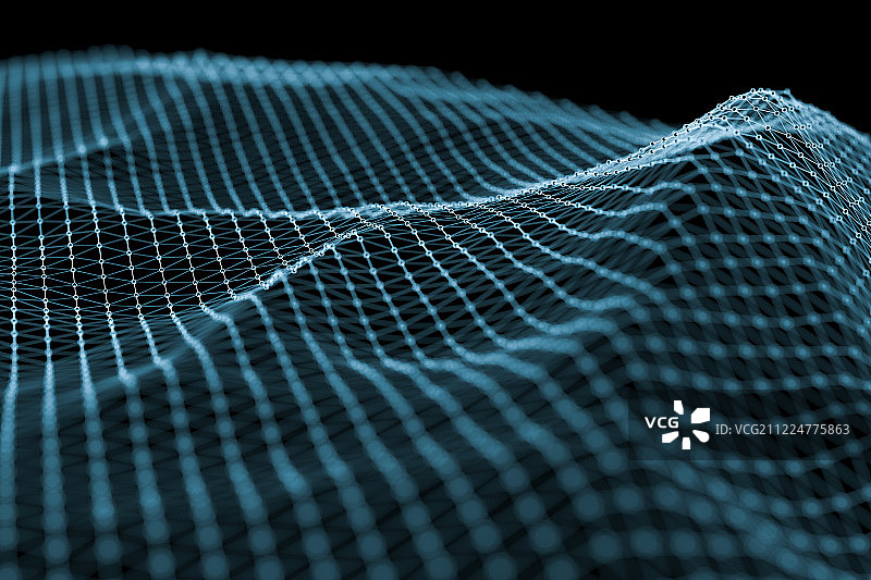 3D绿色能源网络图片素材