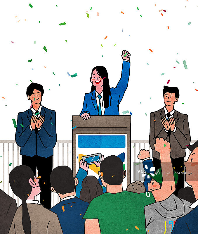 生活方式，人物，青年，专业工作，演讲，政治人物，女性，花粉图片素材