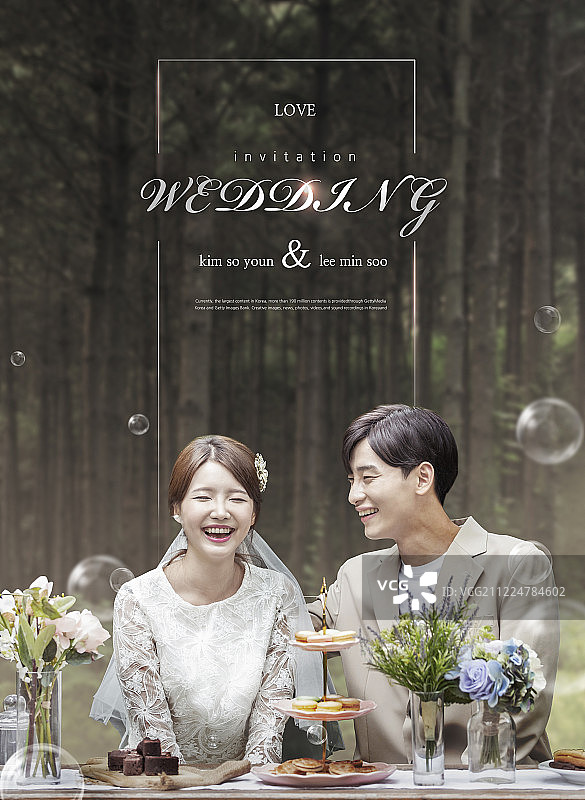 婚礼礼服情侣西装新郎新娘婚纱图片素材