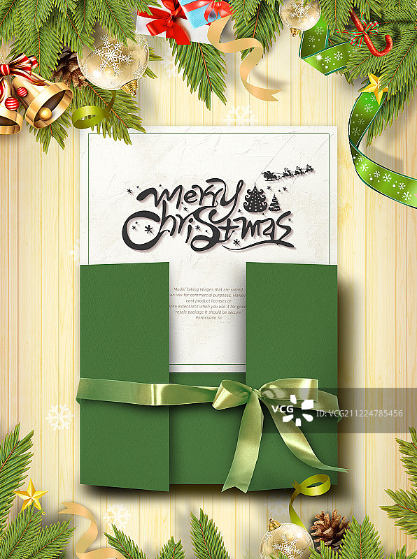 冬季圣诞节礼物装饰设计素材图片素材