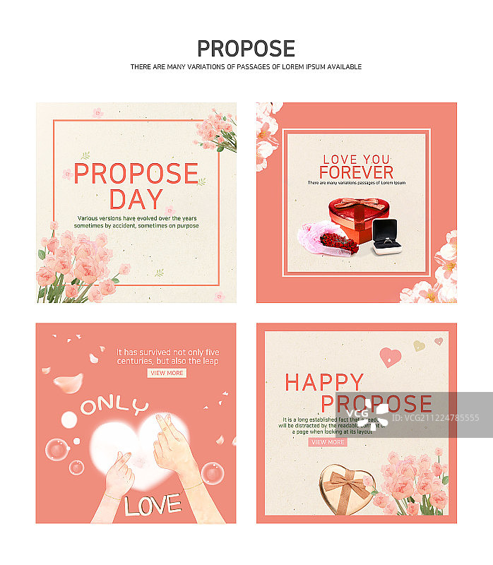 网站模板网页banner弹出窗口商业活动结婚求婚庆典花束图片素材