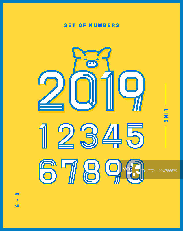 2019新年猪年排版banner图片素材