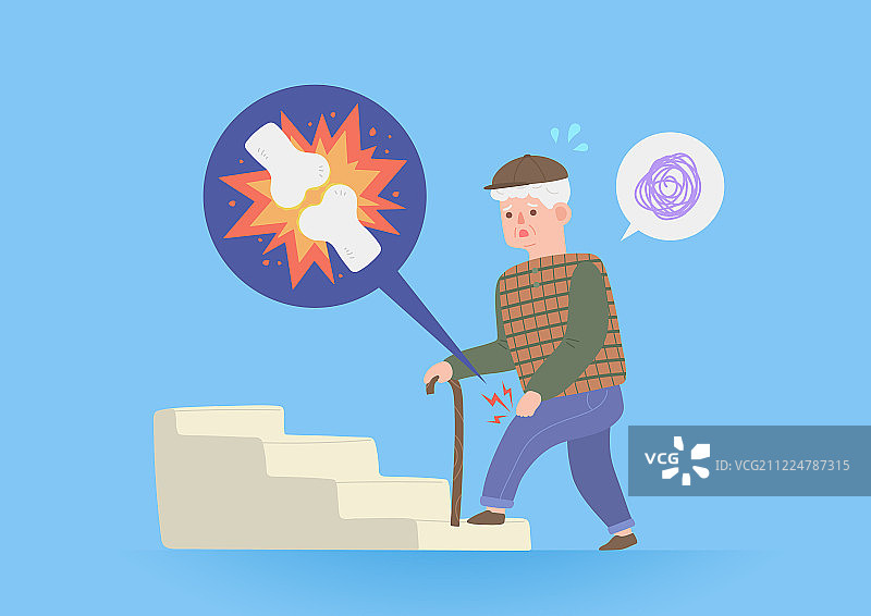 老年人，医疗保健，保险，疾病图片素材