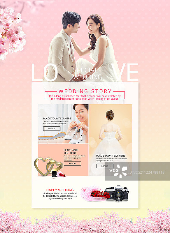 活动页面，商业活动，婚礼，蜜月，情侣图片素材