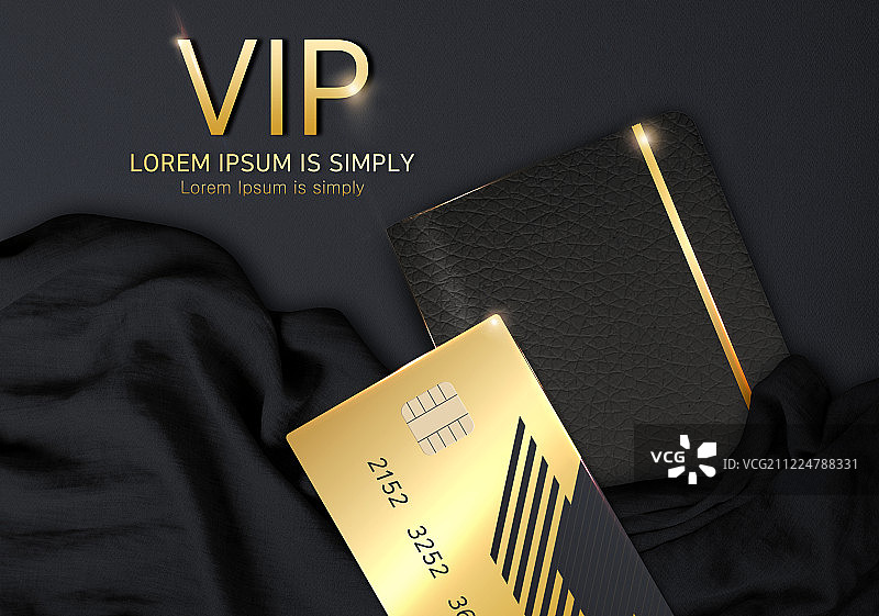 商业活动礼品金卡页面设计图片素材