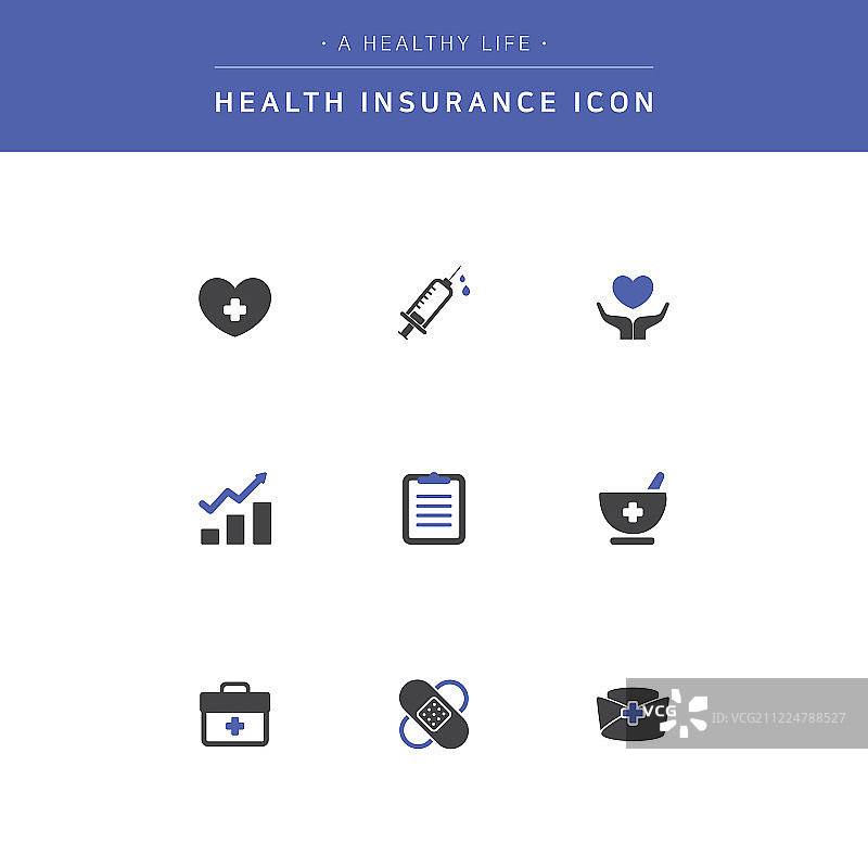 医疗保健、健康生活、健康保险、图标集、医药图片素材