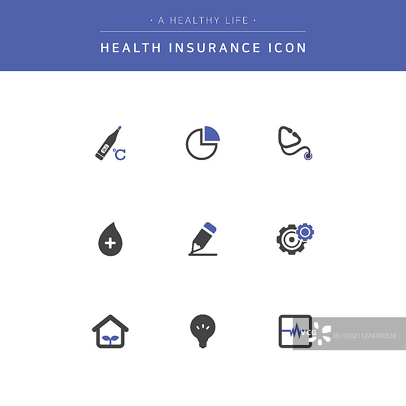 医疗保健、健康生活、健康保险、图标集、医药图片素材