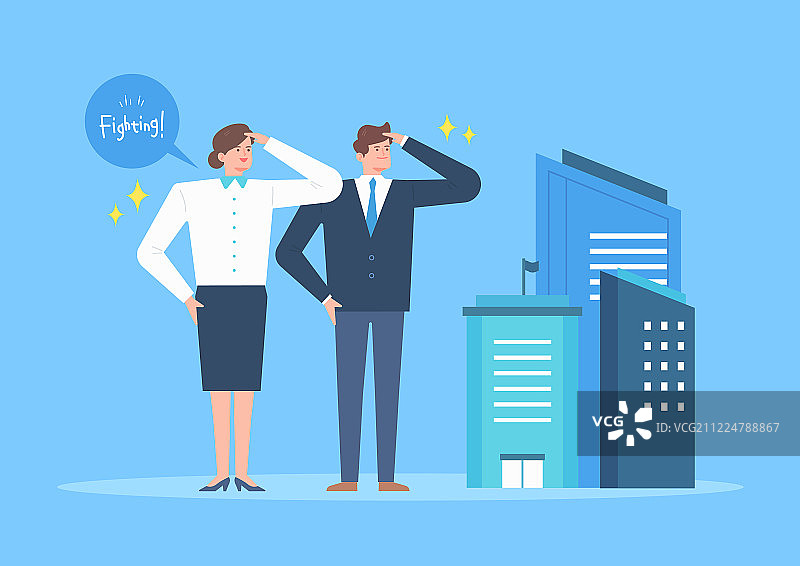 商务人士与新入职员工图片素材