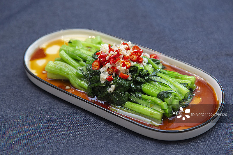 中餐清炒菜心图片素材