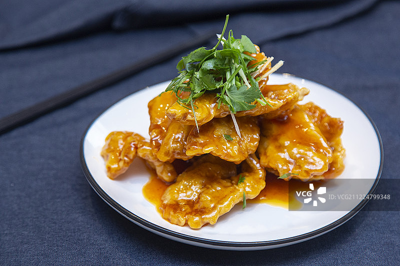 糖醋锅包肉图片素材