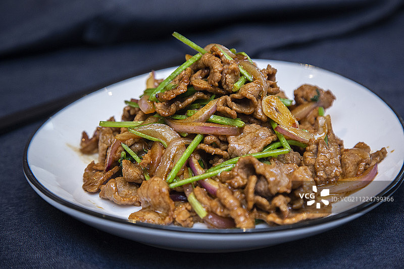 中餐过油肉图片素材