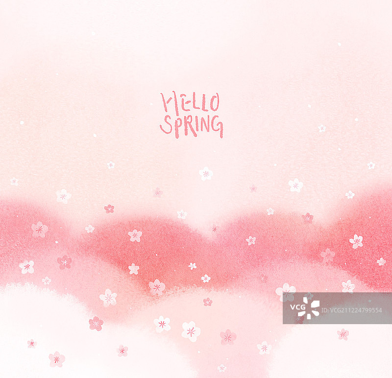 粉色樱花节背景图片素材