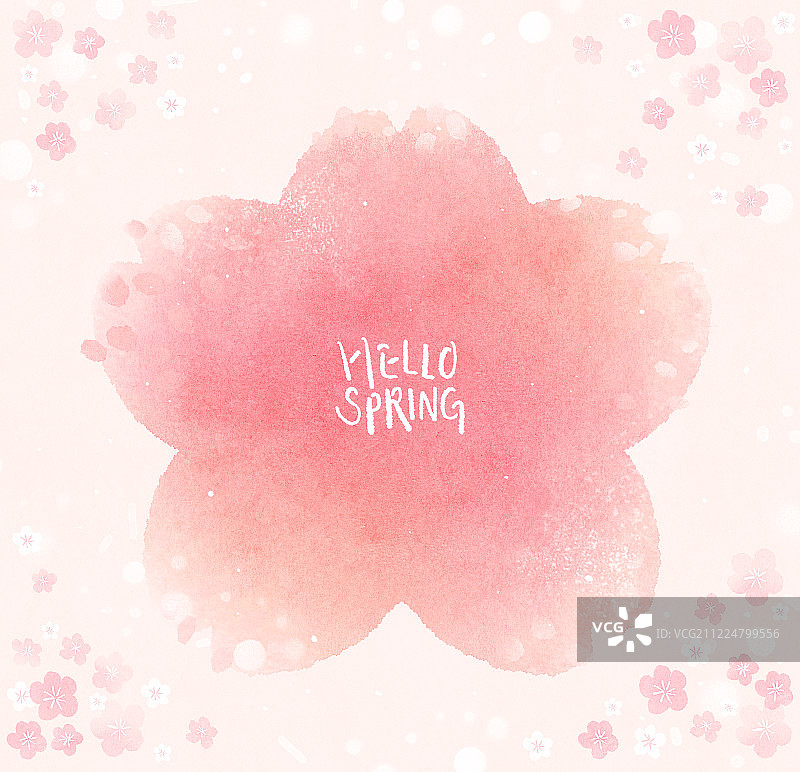 粉色樱花节背景图片素材