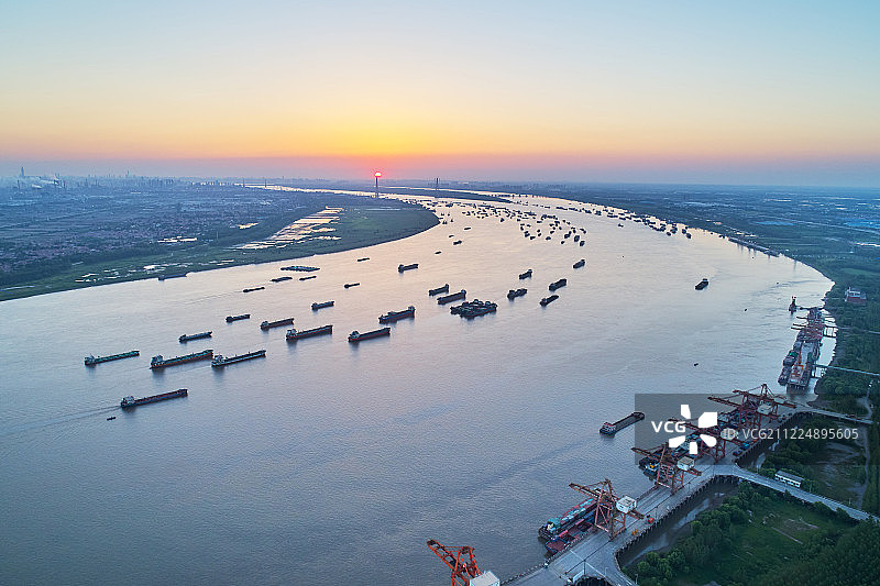 武汉阳逻港图片素材