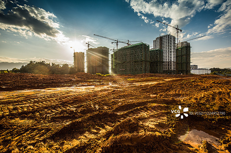 建筑工地图片素材