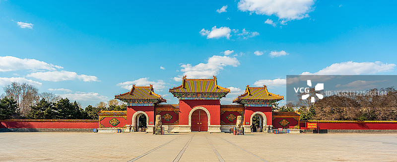 沈阳北陵公园正面图片素材