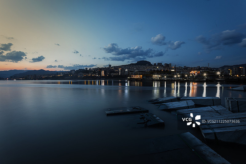 重庆云阳三峡梯城图片素材