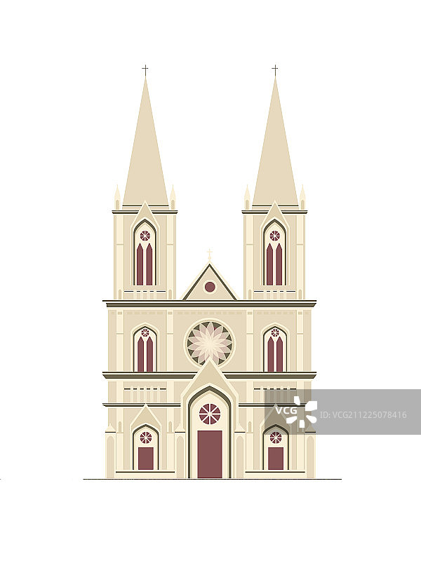 广州圣心大教堂图片素材