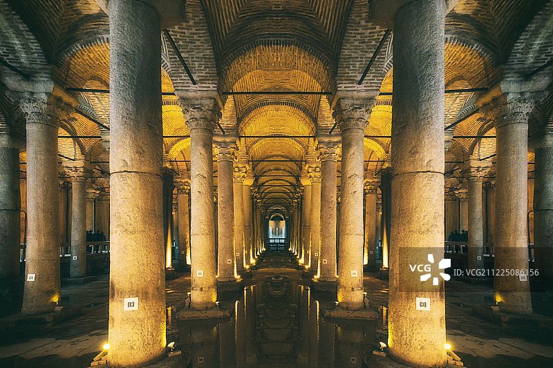 土耳其的地下水宫图片素材