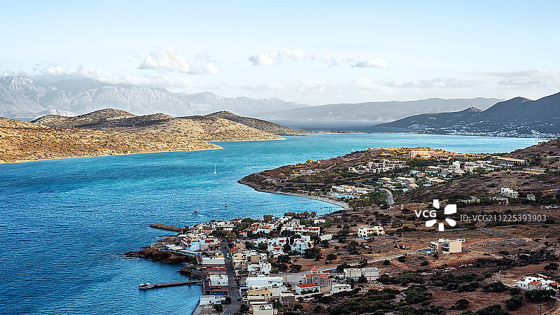 普拉卡村庄全景图片素材