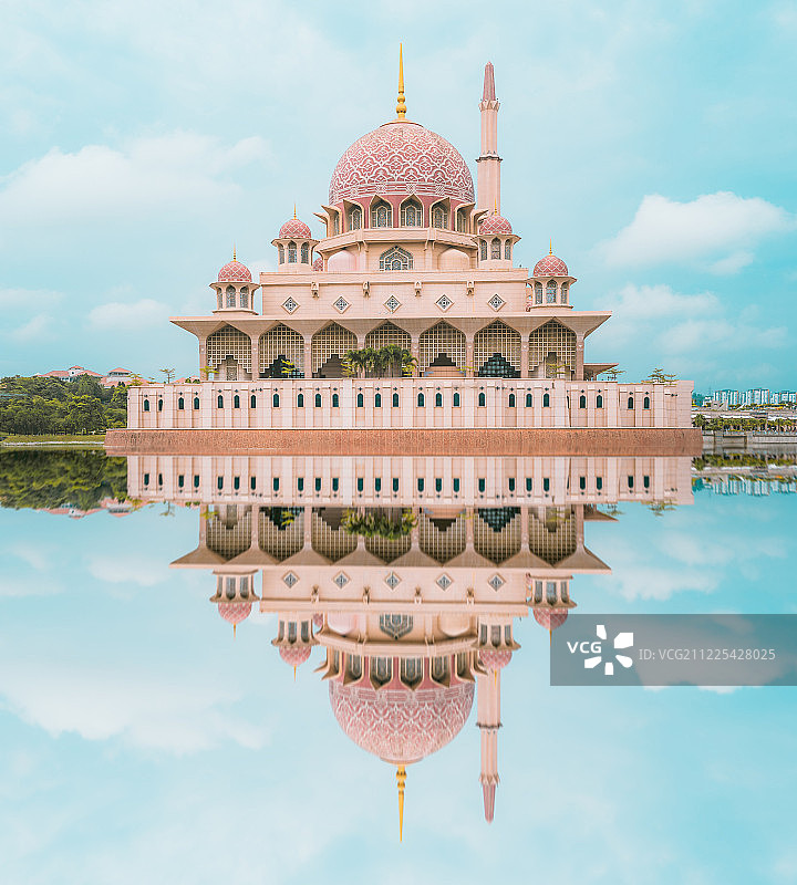 吉隆坡粉红清真寺风光图片素材