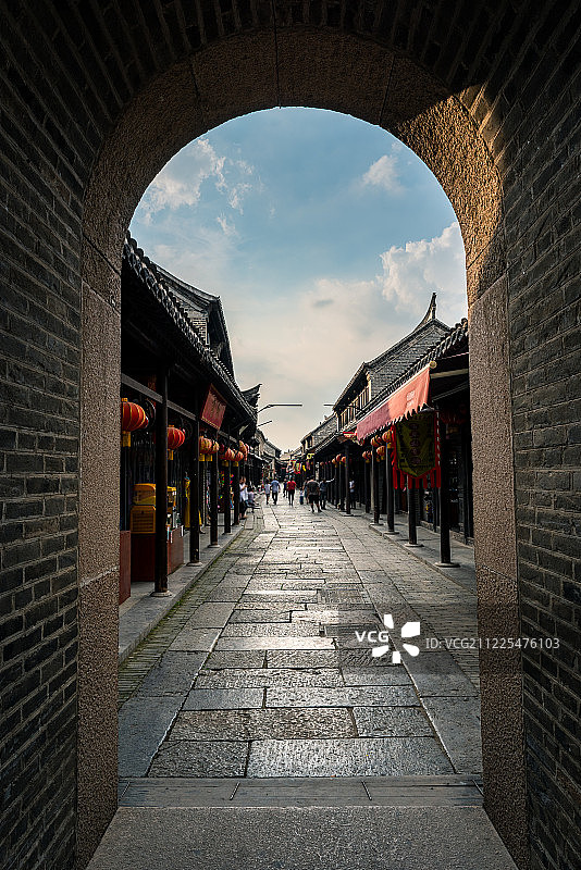 窑湾古镇风光图片素材