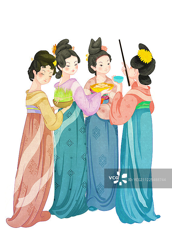 古风宫女图片素材