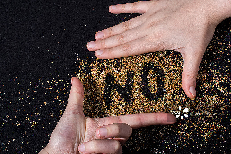 世界无烟日海报：拒绝吸烟图片素材