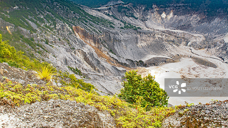 冰川山谷景色图片素材